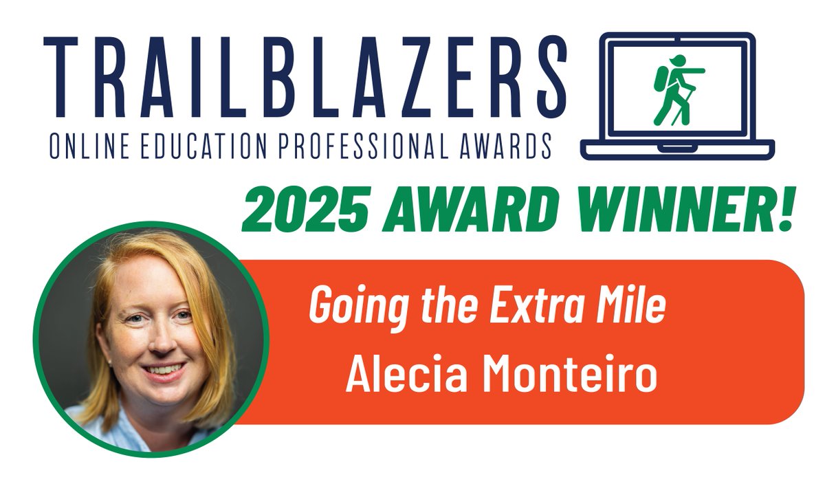 UF_CTE's tweet image. Congratulations to our first 2025 Trailblazer Award winner, in the category of Going the Extra Mile, Alecia Monteiro! Congratulations to Alecia for her remarkable achievements and the inspiration she provides. Well done! #Congratulations #trailblazer #award #winner