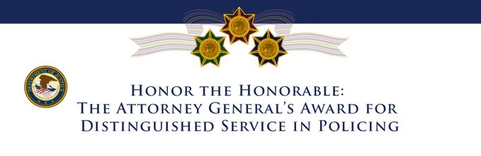 USAO_NV's tweet image. Nominate an officer, deputy, or trooper who goes above & beyond in serving their community for the Attorney General’s Award for Distinguished Service in Policing.
Closes: Today, July 14, 2025.
Submit here ➡️ justice.gov/ag/policing-aw…
@COPSOffice