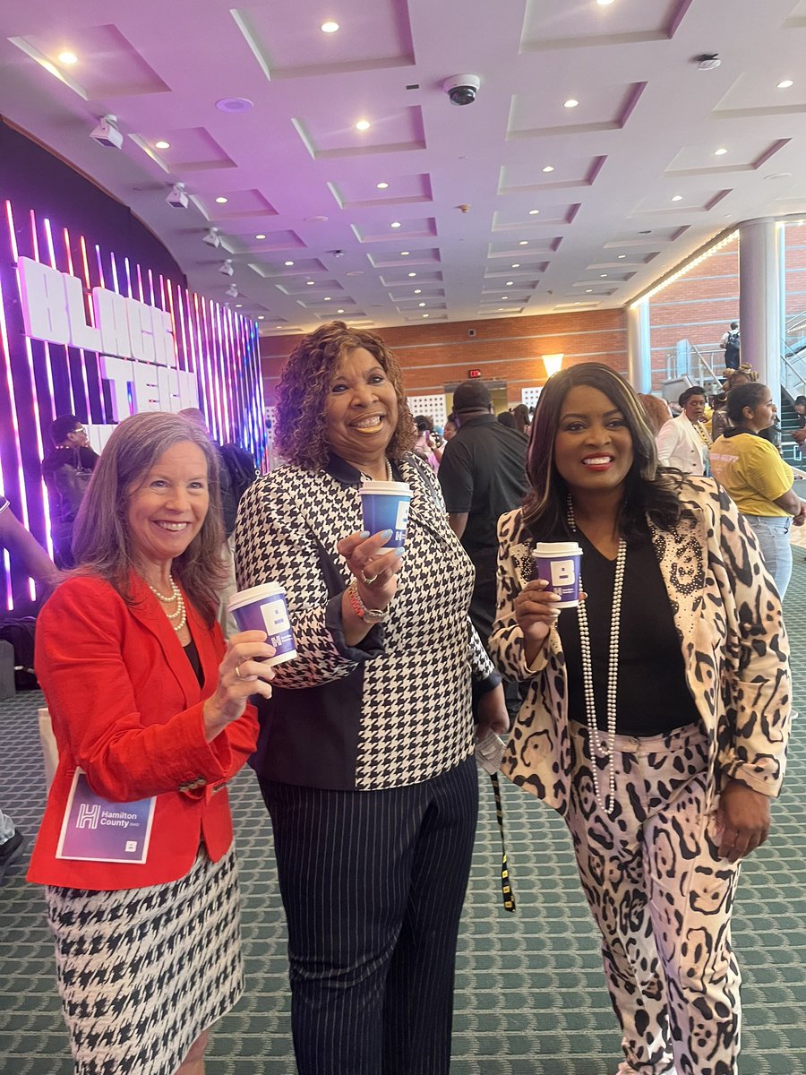 DeniseDriehaus's tweet image. Happy Black Tech Week! Grateful for the opportunity to welcome attendees to @BlackTechWeek this morning. @HamiltonCntyOH is proud to sponsor this powerful gathering that centers Black innovation, tech leadership, and entrepreneurship.
