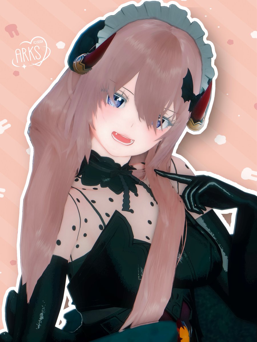 おっはよ！
悪魔っ子コーデだぞ～🦇📸

#PSO2NGS_SS