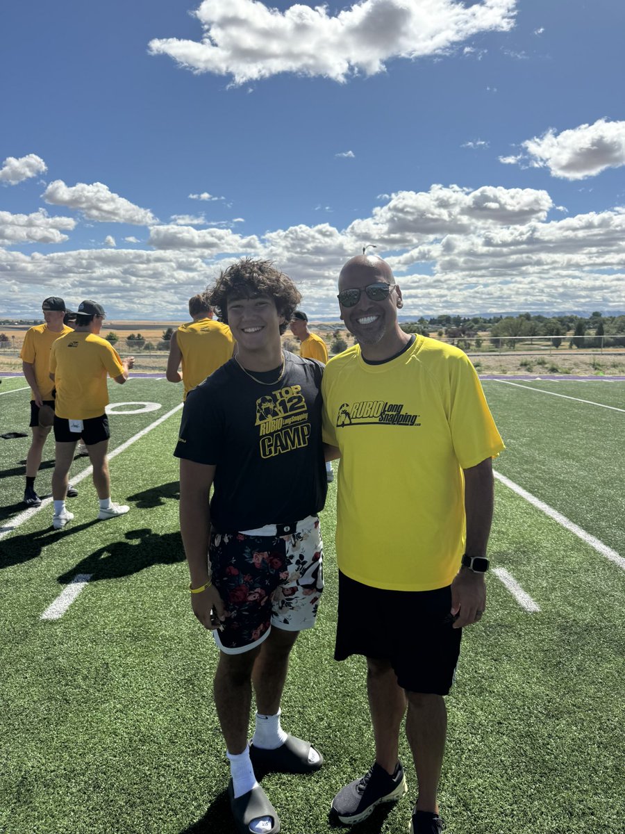 Had an amazing time at the <a href="/TheChrisRubio/">Rubio Long Snapping®</a> top 12 invitational camp in lewiston, Idaho it was a great time and I  learned a lot. I would love to thank <a href="/Joeshim41/">Joseph Shimko</a> for getting me too this point and <a href="/IronHousePC/">Iron House Performance Center</a> for training me too this point.