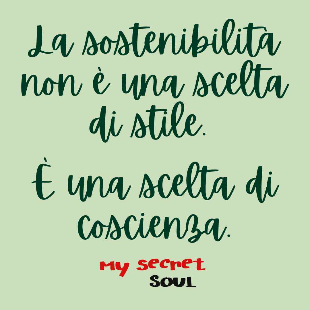 MySecretSoul_it's tweet image. La sostenibilità non è una scelta di stile. È una scelta di coscienza.

#SustainableFashion #MySecretSoul #ModaEtica #FashionWithPurpose #SlowFashion #Trasparenza