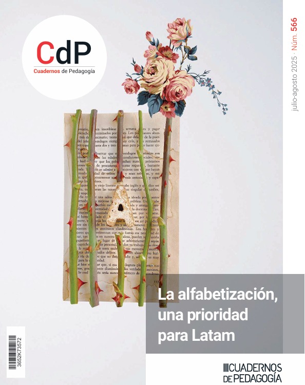 Queremos contarles que ya salió el nuevo número de Cuadernos de Pedagogía,  edición que lideramos desde Fundación Varkey con los grandes referentes de la región. Ya iremos contando más.
#Alfabetizacion Por ahora, la noticia y la tapa
<a href="/CuadernosP/">Cuadernos Pedagogía</a>  @agustinporres <a href="/carmenpellicer_/">Carmen Pellicer</a>