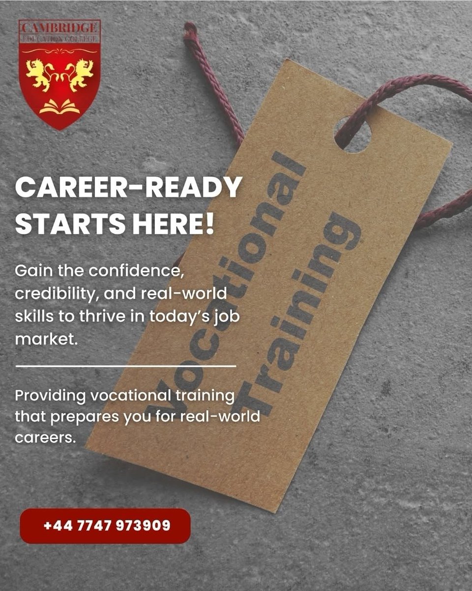 Cambridge Education College tweet media