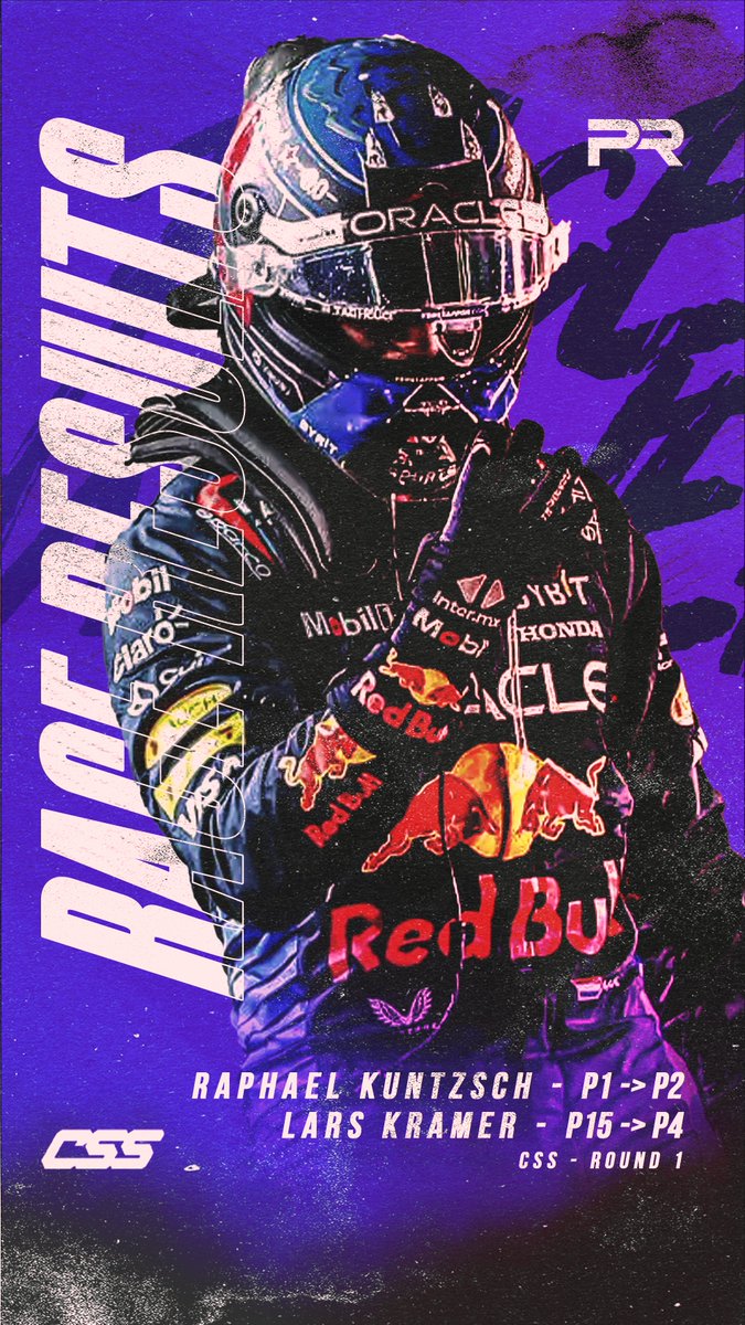 Yesterday's race in CSS was a blast! 💜

First pole for the team this game, not far away from the win. We’ve made our mark in the community. Let’s keep pushing! 💪

Onto the next one ⌛️

#PurpleEra