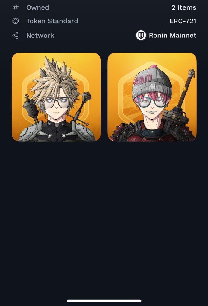 Heres my two <a href="/AwakenHunterNFT/">Awakening Hunters</a> 

I couldn’t be more thankful for the dedicated team behind this IP. I have been looking for a longtime PFP…

Today marks the new PFP identity!