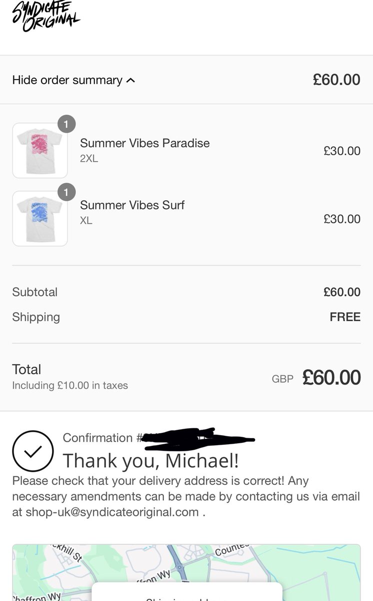MadPickle88's tweet photo. @Syndicate @SyndicateOG 🥳🥳 bagged one for me and the missus! Love the design, look forward to wearing it!! Keep up the good work Alice/Tom. https://t.co/pvkcHlOZCk