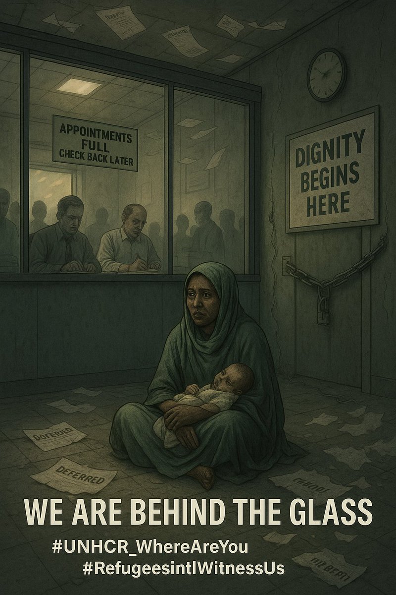 TwasolD4164's tweet image. We are not waiting for mercy.
We are waiting for responsibility.
#SilenceIsComplicity
#UNHCR_WhereAreYou
#RefugeesIntlWitnessUs