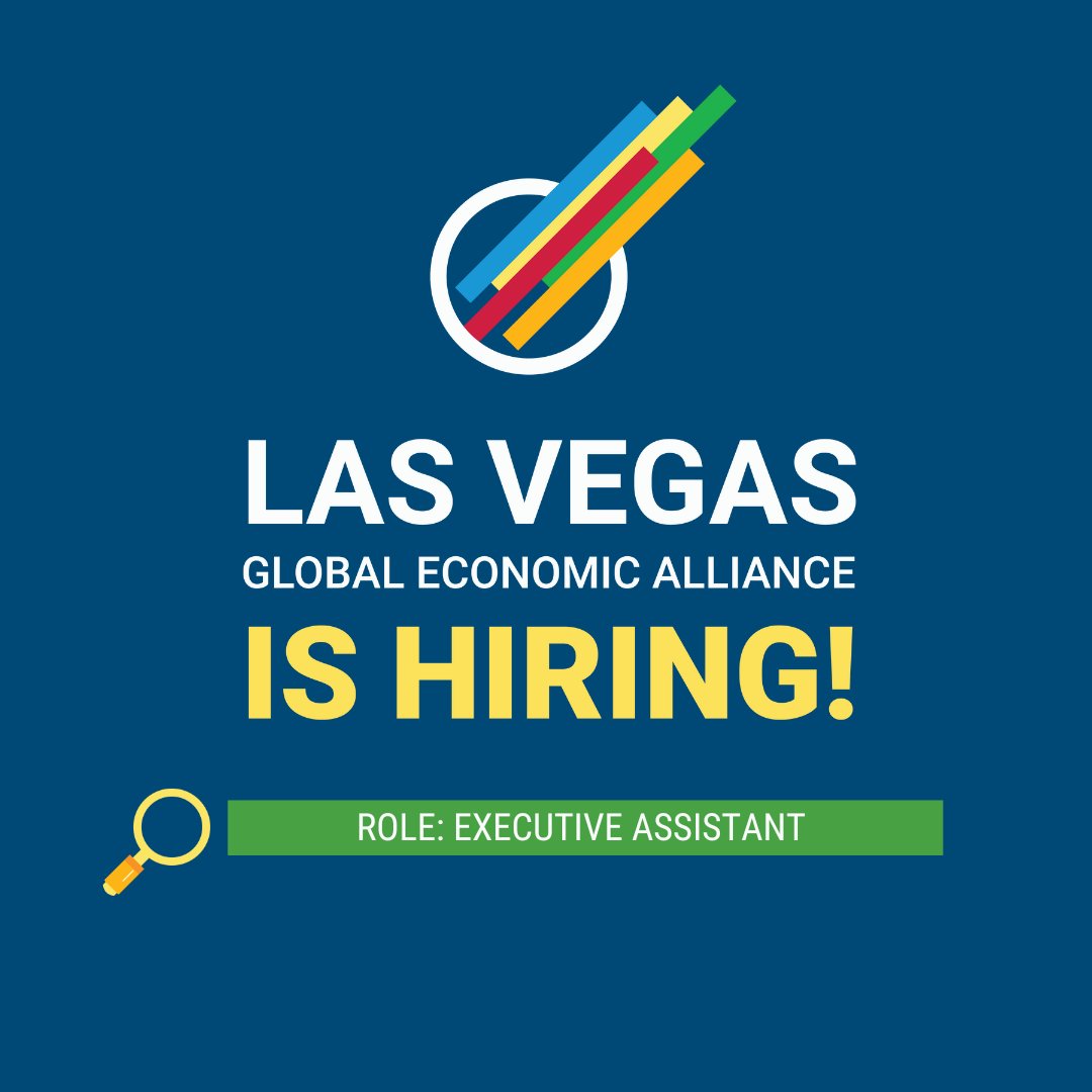 We’re Hiring: Executive Assistant 🚨
Join #LVGEA and help power the engine behind our leadership team. If you're detail-oriented, organized, and ready to make an impact in Southern Nevada, apply today!
🔗 hubs.ly/Q03x4H6F0