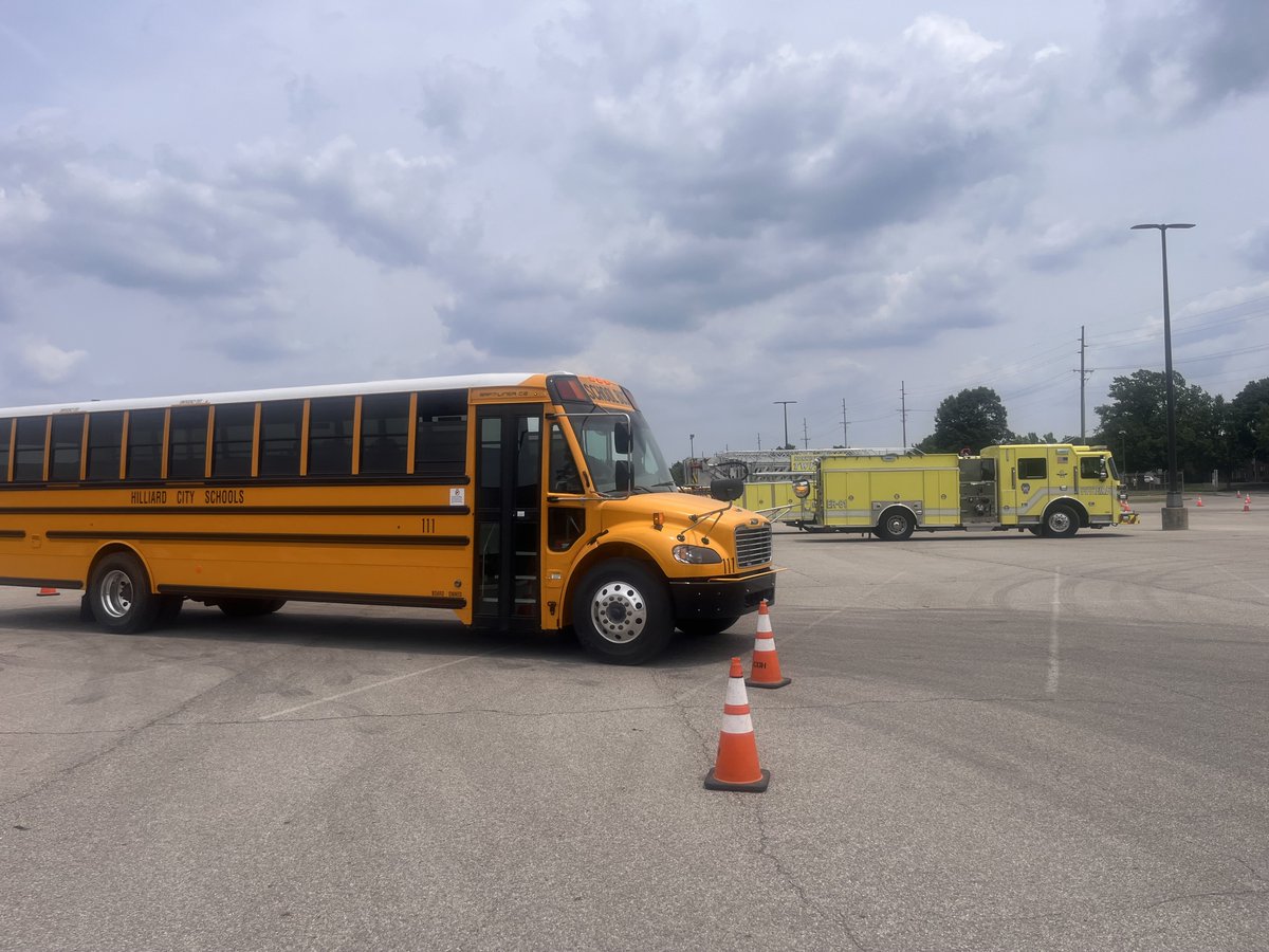 Our bus drivers participated in a joint safety training with Norwich Township Fire, including an emergency driving course designed to prepare them for real-life scenarios on the road.

This is just one of the many ways we're making sure our staff is ready to keep students safe!