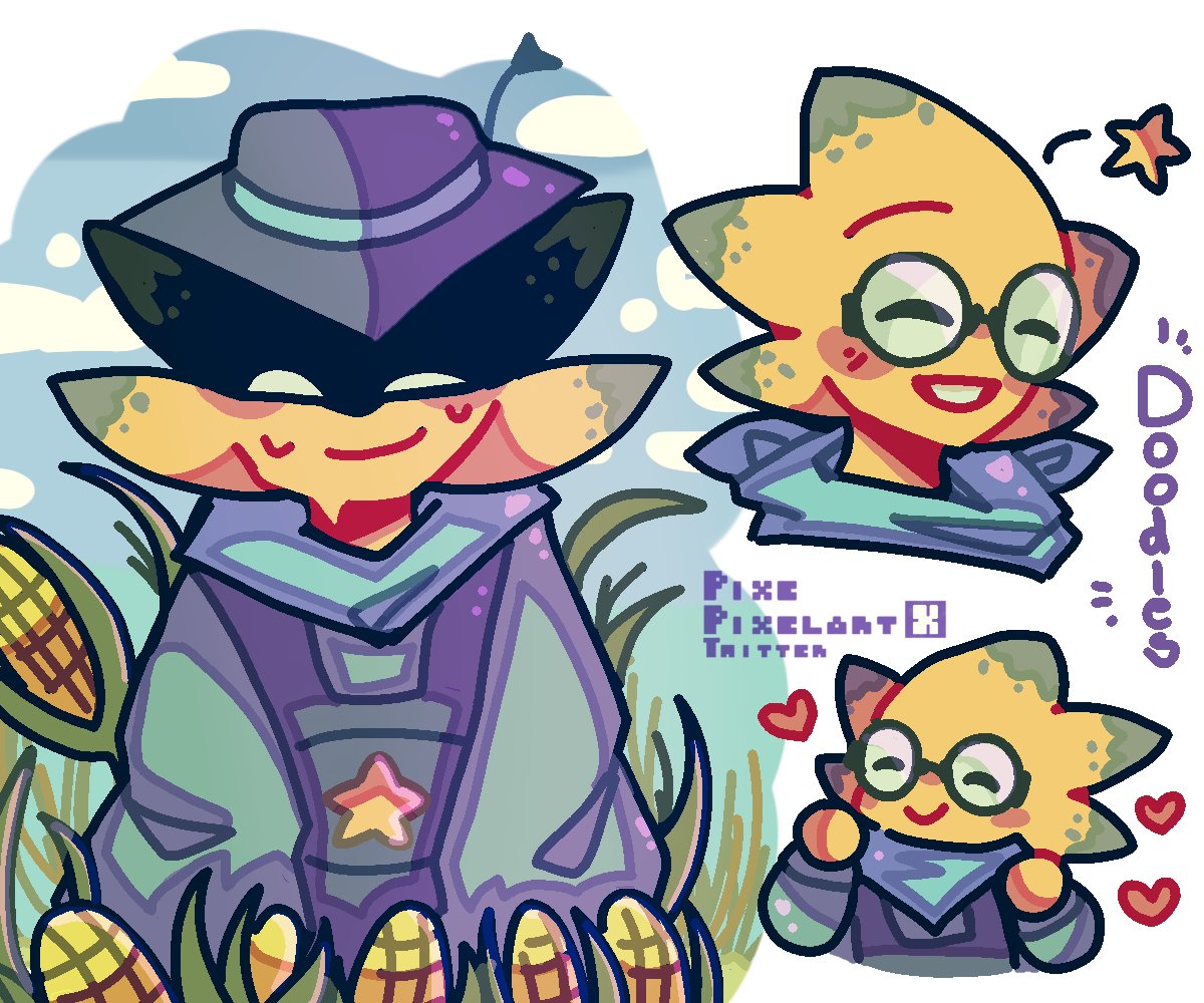 PixePixelart's tweet photo. I miss drawn my husba- COF drawn Starlo, Doodle here.

#Undertaleyellow #starlo https://t.co/6EsksIpMK3
