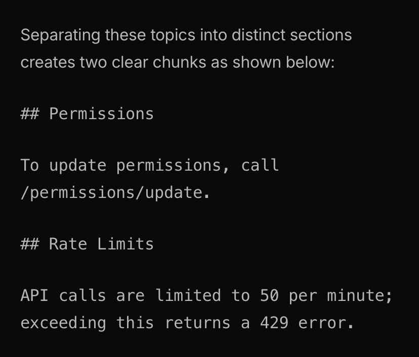 The way you think this works vs how it actually works:

You see a clean guide with great explanations.
LLMs see:

🔹 Token soup
🔹 Merged concepts jammed in one paragraph
🔹 Code split across lines with no fences
🔹 Reused words with different meanings

Which means when your user