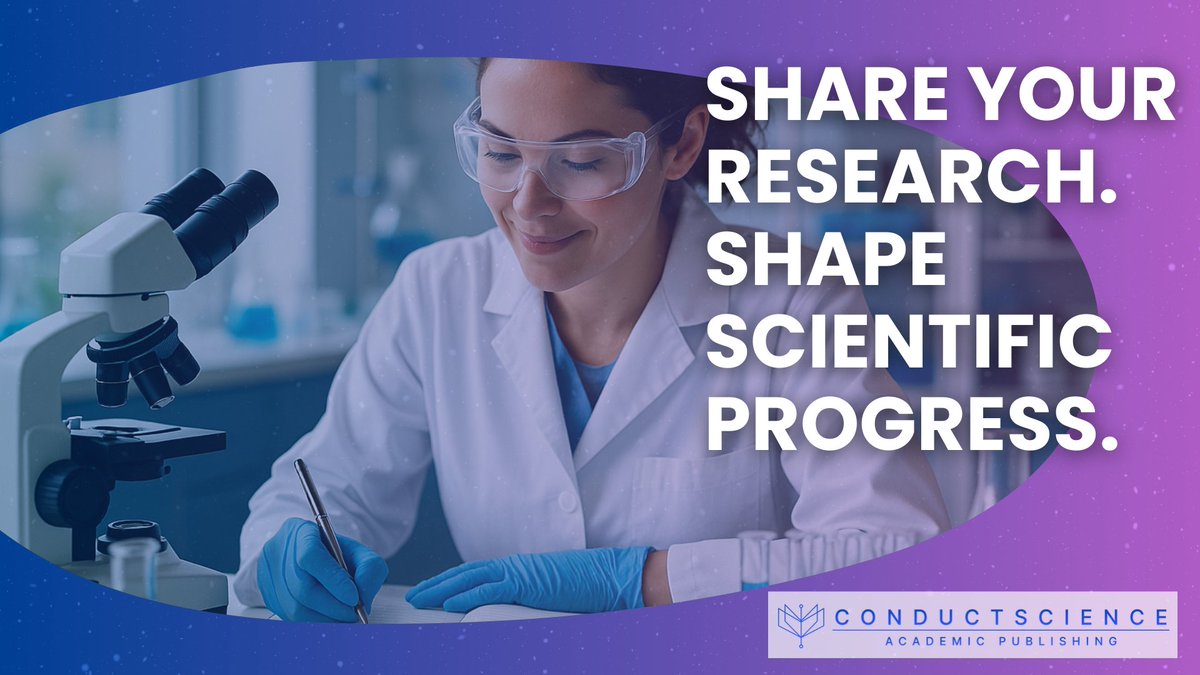 <a href="/ConductSciPub/">ConductScience Academic Publishing</a>  Call for Papers 

Got research in neuroscience, behavioral science, or biomedicine?

We’re calling YOU to publish with <a href="/ConductSciPub/">ConductScience Academic Publishing</a> 
✅ Open Access
✅ Global Impact
✅ $199 APC — 50% OFF with code CSP50
📆 Submit by Sept 1

More details in next post: