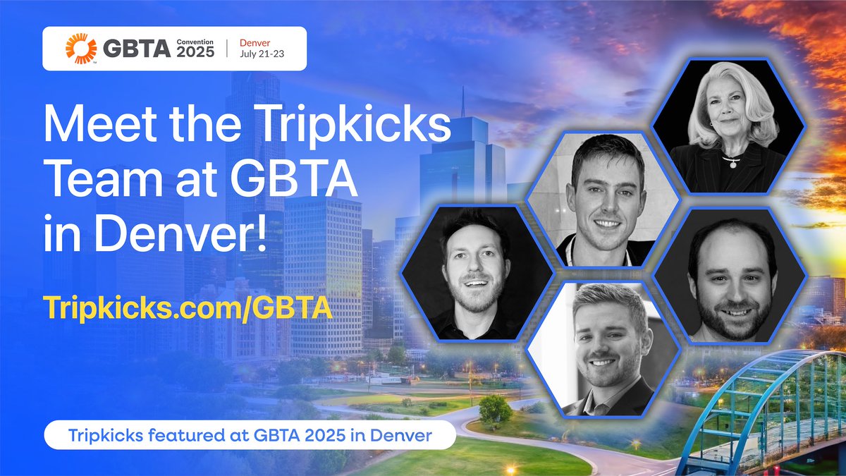 See you at GBTA 2025 in Denver!

If you’re a travel manager looking to influence better decisions  — stop by the Tripkicks booth for a quick demo and to meet the team.
👉 hubs.ly/Q03x6NT80

#GBTAConvention2025 #BusinessTravel #Travel #TravelerExperience #Innovation