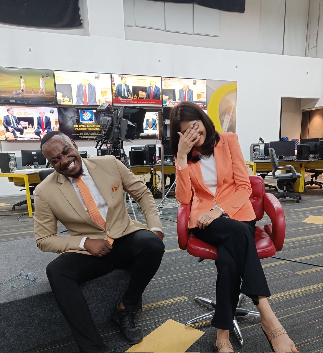 Molly Gambhir (@mollygambhir) on Twitter photo Twinning with fellow anchors warrants a photo session.
<a href="/eriknjoka/">Eric Njoka 🇰🇪</a> and I didn't miss the opportunity ✌🏻
#BehindTheScenes #newsroom #anchor Twinning with fellow anchors warrants a photo session.
<a href="/eriknjoka/">Eric Njoka 🇰🇪</a> and I didn't miss the opportunity ✌🏻
#BehindTheScenes #newsroom #anchor