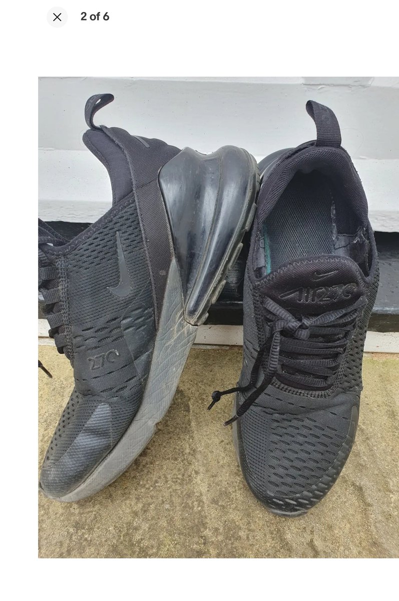 swallowmyairs's tweet photo. Next project some nike air max 270's from a friend #nikeair #am270 #destroyednikes #trainers #sneakers https://t.co/w4J1Nl5DIp