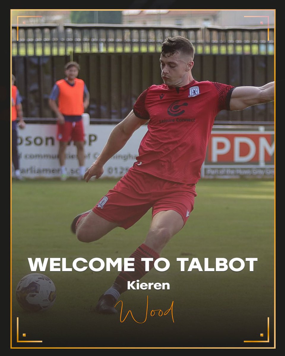 ✍️The club are delighted to announce the signing of Kieren Wood!

The defender joins the squad from Gartcairn

Welcome to Talbot Kieren!🧡🖤

#eppp