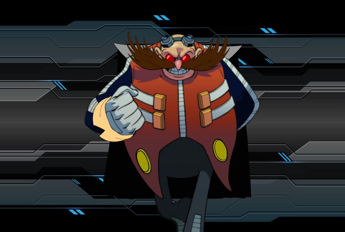 01MetalSonic10's tweet image. I would say it&apos;s a pleasure to introduce myself...
But it actually isn&apos;t, I was just tired of being referred as &quot;the doctor&quot;. 

My name is Edward Gallagher Robotnik.
And I know what you&apos;re probably thinking, but yes, I seem to be who you call &quot;Eggman&quot; from another dimension.
+