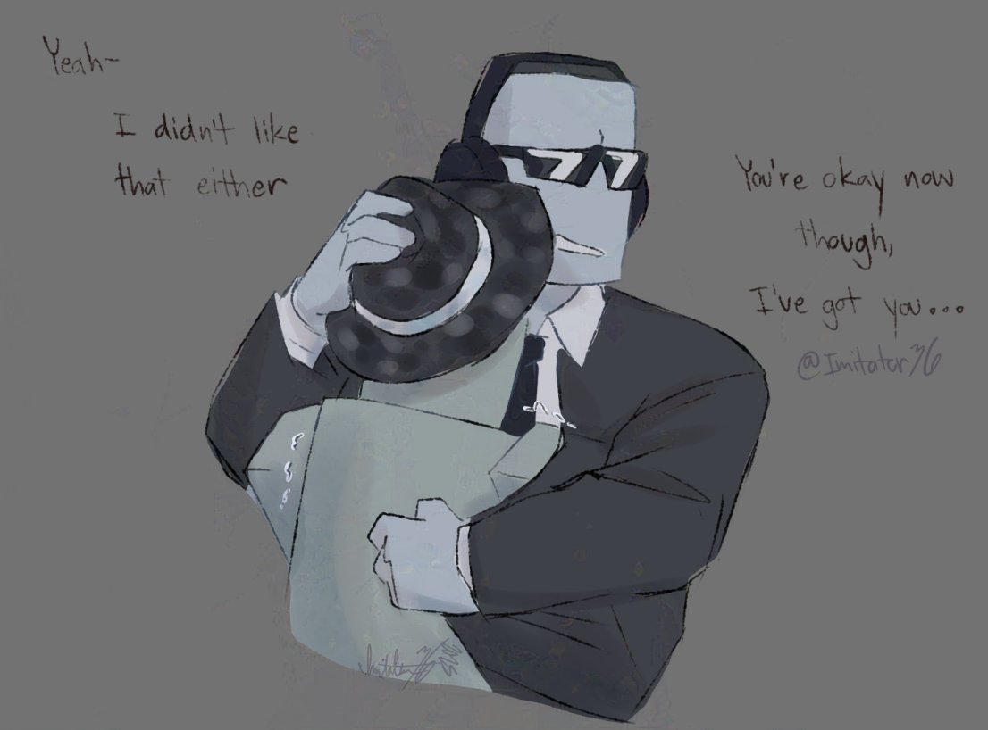 Imitator36_art's tweet image. I feel like Chance would focus on distracting you. Keeping you focused on something else other than what's upsetting you
If this gets 30 likes I'll draw the most commented name giving comfort next