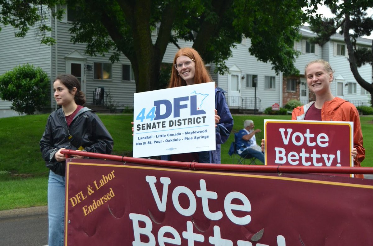 National Democracy Summer School (@natldemsummer) on Twitter photo Today we’re thrilled to feature one of our wonderful Midwest partner campaigns: <a href="/VoteBetty/">Betty McCollum for Congress</a> in #MN04! McCollum Fellows have been hard at work marching in parades, getting hands-on experience in field operations, and connecting with voters in every corner of the district. Today we’re thrilled to feature one of our wonderful Midwest partner campaigns: <a href="/VoteBetty/">Betty McCollum for Congress</a> in #MN04! McCollum Fellows have been hard at work marching in parades, getting hands-on experience in field operations, and connecting with voters in every corner of the district.