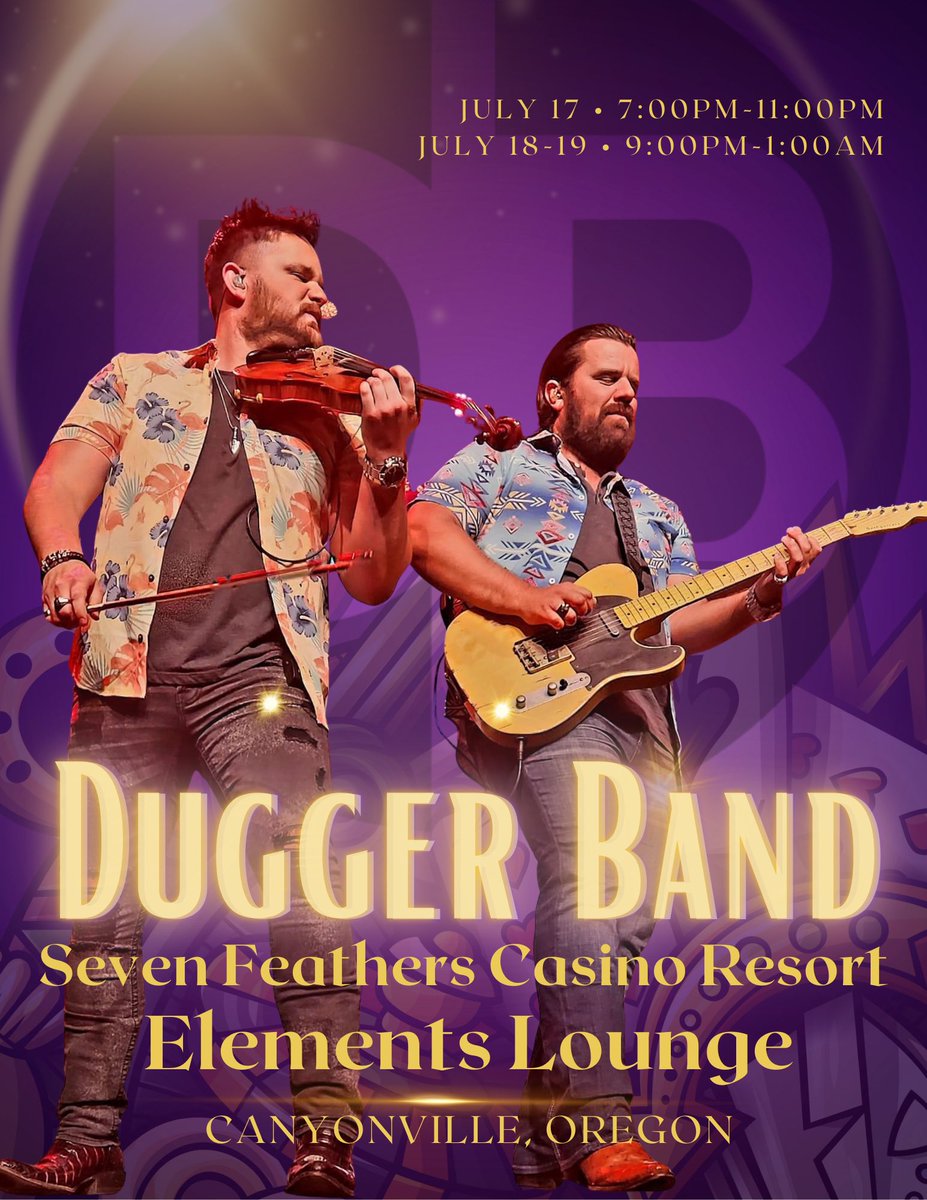Dugger_Band's tweet image. Coming to Oregon for the first time this week! Can’t wait to see y’all! #duggerband