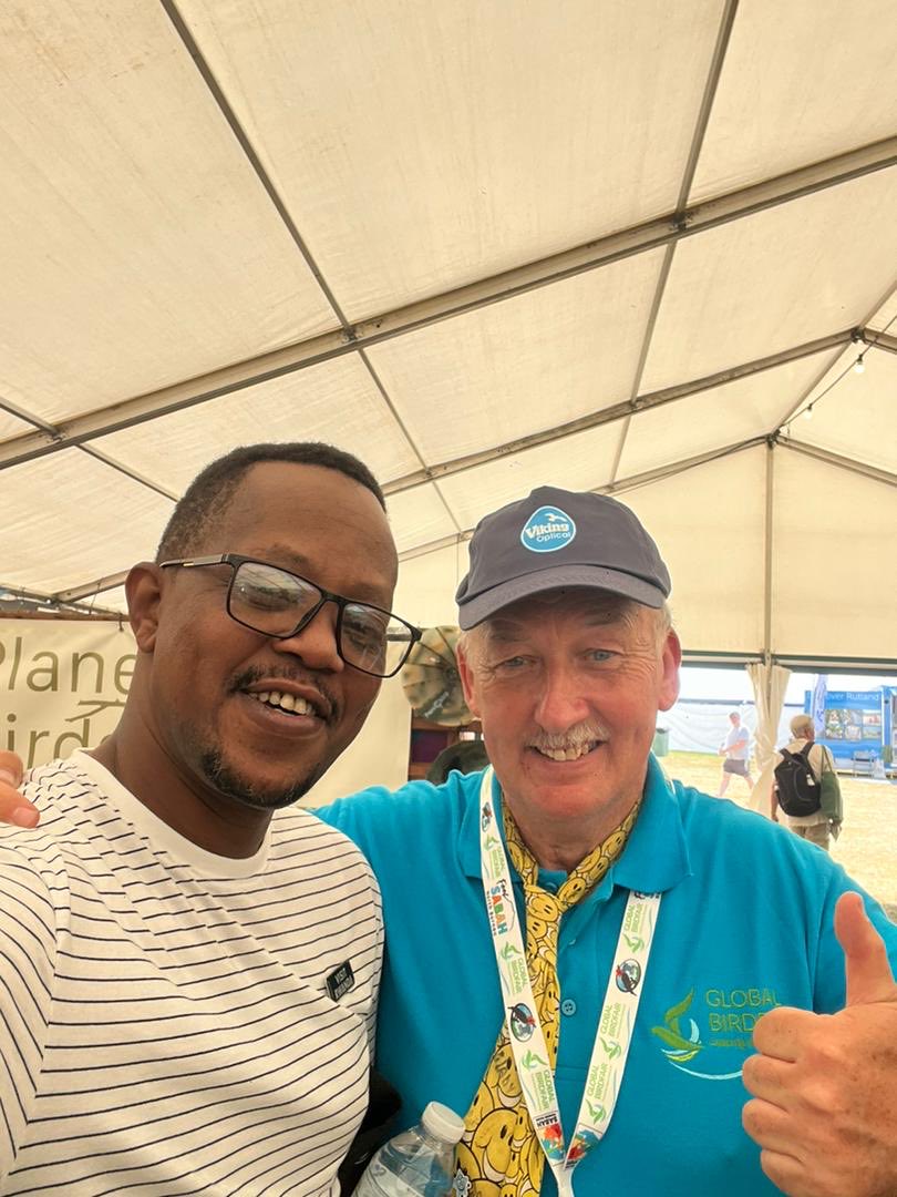 Joined by the world reknown birding biker Mr. Gary M. Prescott who is visiting Rwanda in November 2025... looking forward to learn from your pool of knowledge, skills and attitudes that have enabled you to travel the whole world birding on your special bike. Super great attitude.