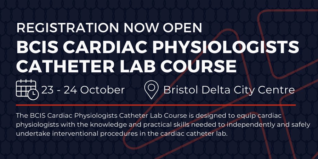In case you missed it, the BCIS Cardiac Physiologists Catheter Lab Course is now accepting registrations!

The course is created by the BCIS AHP Group and is designed to equip you with the theoretical knowledge and practical skills to progress toward becoming a Cath Lab