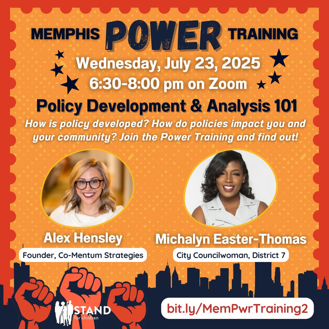 Join the Power Training and learn about policy development and analysis from these two  insightful experts!

Sign up: bit.ly/MemPwrTraining2