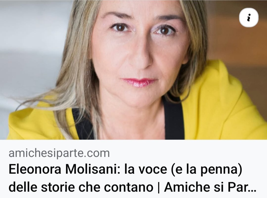 Grazie Isa Grassano per la bellissima intervista che mi ha fatto. La trovate su Amiche Si Parte!? ❤️

#amichesiparte #intervista #giornalismo #libri #lettura #eleonoramolisani #esistoanchio #psichelibri <a href="/IsaGrassano/">IsaGrassano</a>