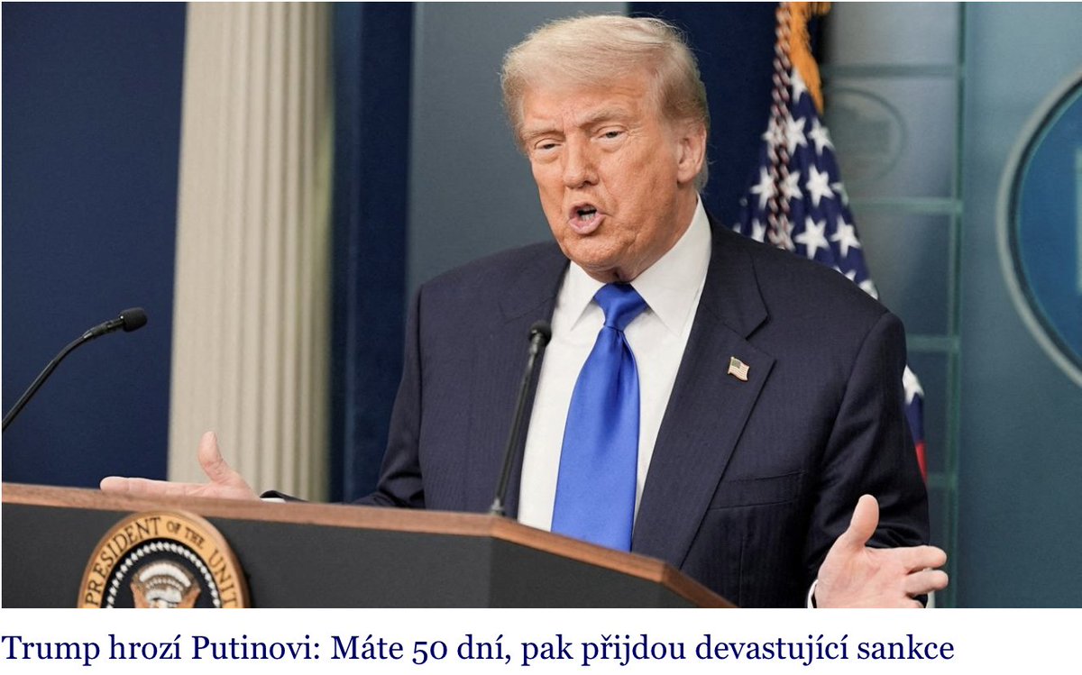 LudekNie's tweet image. Už několik měsíců probíhá ne zcela úspěšný proces, během kterého se asi prezident @realDonaldTrump pokouší pochopit, kdo je V. Putin a jak se dívá na svět.
Mezitím umírají tisíce lidí, jsou ničeny hodnoty a vše se promítá do stavu dnešního světa.
Lze jen doufat, že Bílý dům…