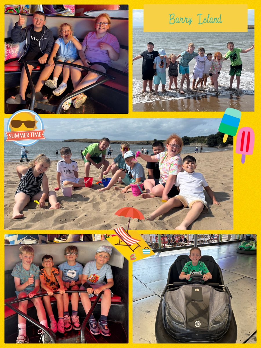 What a day! CNRB 3-16 learners had an unforgettable time at the beach &amp; fairground – sunshine, laughter, sandy toes, and endless fun on the rides! 🎡🍦 From beach games to bumper cars, it was the perfect summer outing. #ClassTrip #BeachDay #FairgroundFun #SummerVibes <a href="/ALC3to16/">Abertillery Learning Community</a>