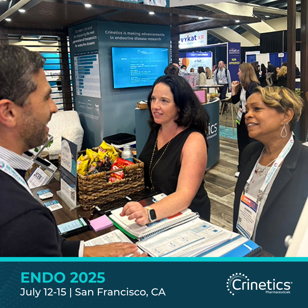 We’re excited to be on the ground at #ENDO2025! Stop by Booth 509 to see how Crinetics is driving the future of endocrinology.

📍 Booth 509 | 📸

Let’s talk science.