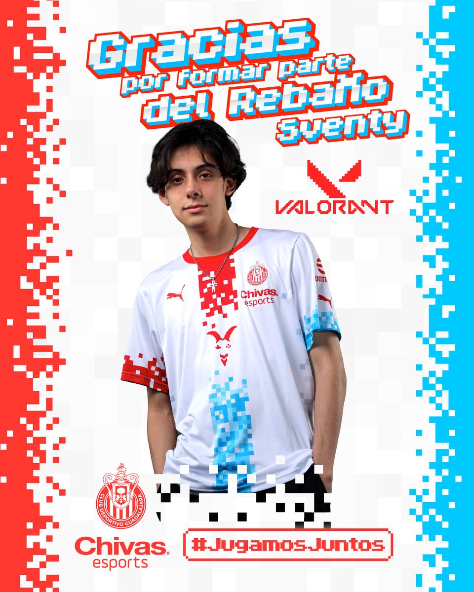 Chivas esports (@esportschivas) on Twitter photo Gracias por todo <a href="/sventy69/">FUE Sventy</a>
Agradecemos tu compromiso y profesionalismo durante tu etapa con nosotros 👾
Te deseamos el mayor de los éxitos en lo que viene 🙌 Gracias por todo <a href="/sventy69/">FUE Sventy</a>
Agradecemos tu compromiso y profesionalismo durante tu etapa con nosotros 👾
Te deseamos el mayor de los éxitos en lo que viene 🙌