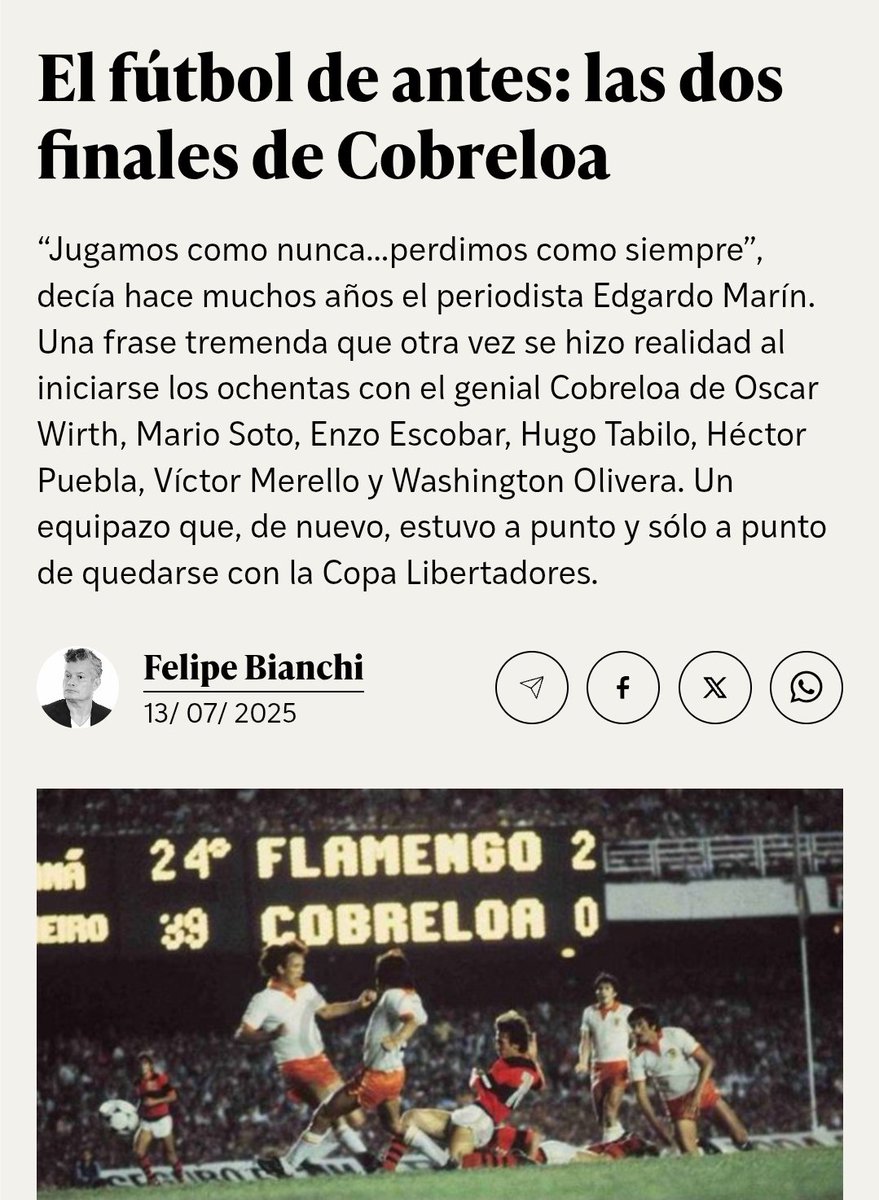 Pase y lea el capítulo 13 de la zaga...

eldinamo.cl/deportes/2025/…