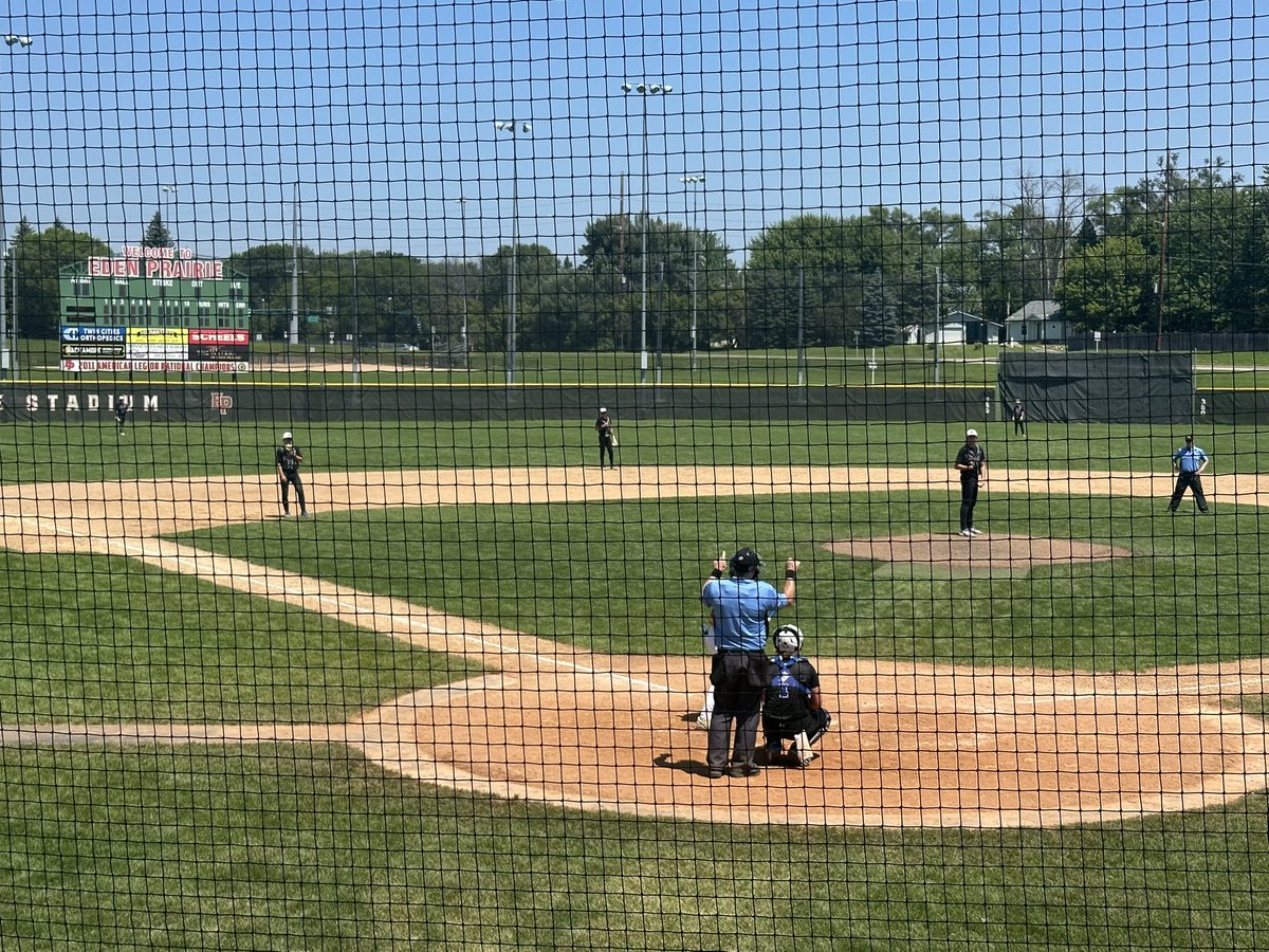 EPLegion's tweet image. Monday baseball at the Gopher Classic at Round Lake Stadium! A perfect day for ball!