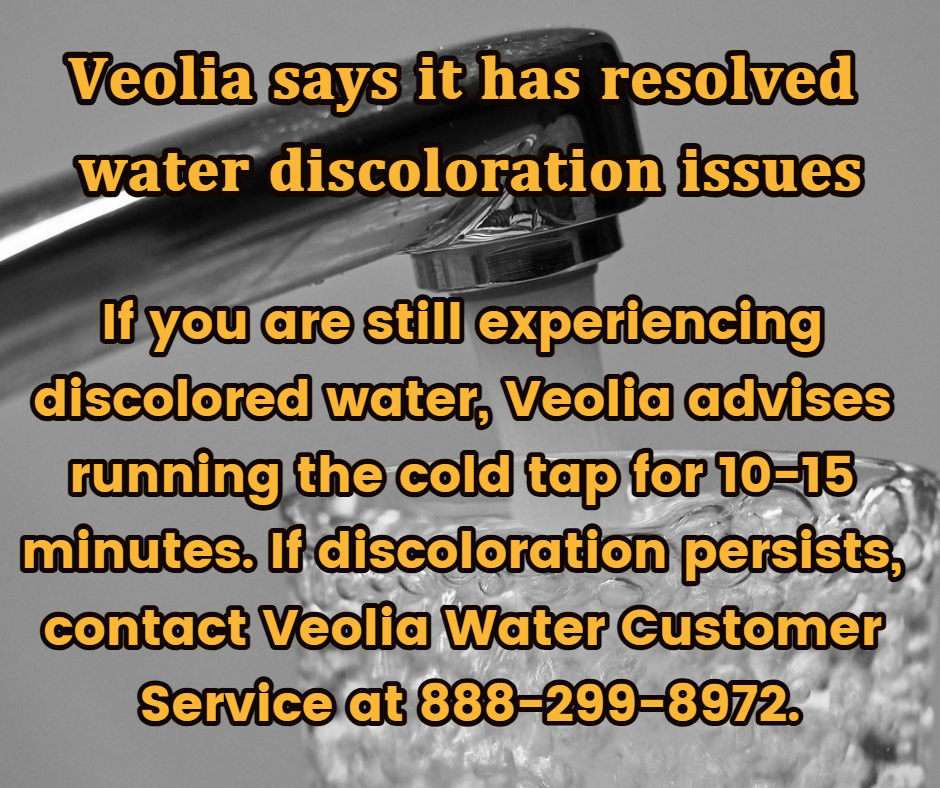 LowerPaxtonTwp's tweet image. 💧 Veolia says the water discoloration issue is resolved as of 7/14. Still seeing discolored water? Run your cold tap for 10–15 mins. If it persists, call Veolia at 888-299-8972. Rep. Fleming’s office is also tracking issues: 717-230-1172. #LowerPaxtonTownship