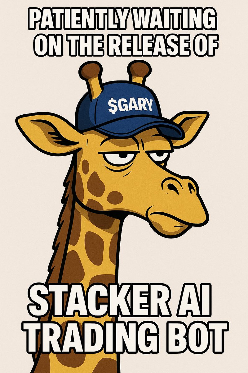Stacker AI Trading Bot is coming… and the $GARY fam knows what that means.
Autonomous gains. No more trading time for dollars.
Lock in, stack up, and get ready.
#StackerAgent #GaryClub #Solana #MemeCoinSeason #GARY