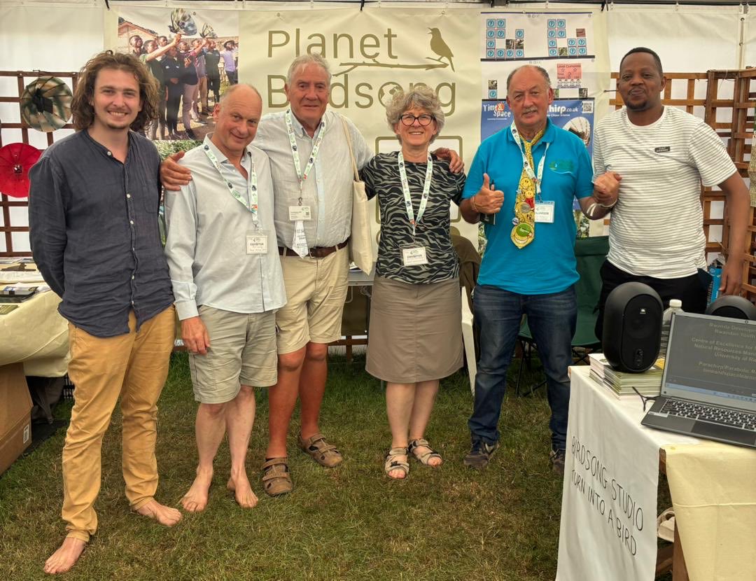 3rd left is d man behind a successful global event known as the Global BirdFair UK Mr. Tim Appleton MBE, only global event that happens once a year. Passion drives this industry...no shortcuts! Where there's one Rwandan, the world gathers😊.The dream is to see it happen in Rwanda