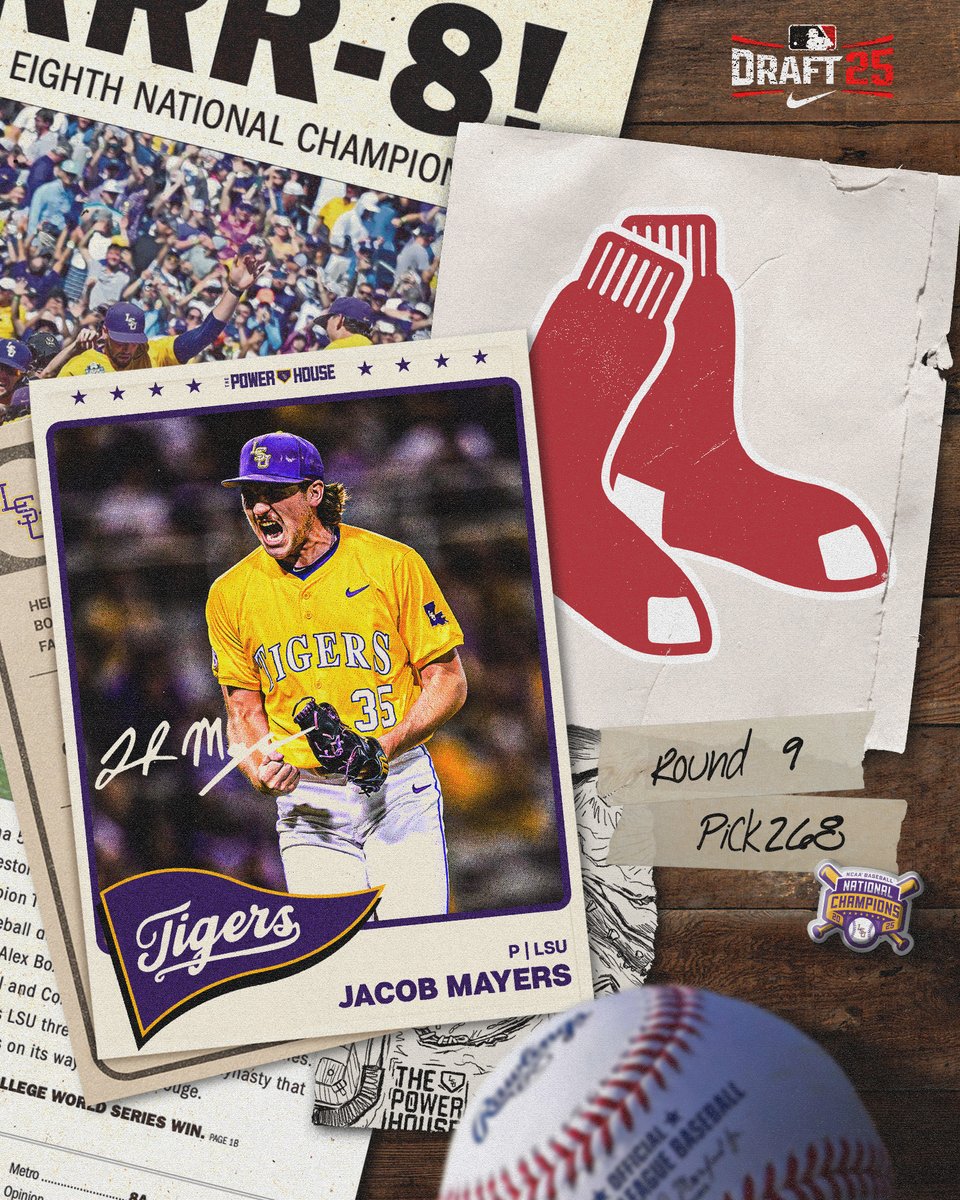 With the 268th pick in the 2025 MLB Draft, the Boston Red Sox select Jacob Mayers!

<a href="/cjmsticks13/">Jacob</a> | <a href="/RedSox/">Red Sox</a>