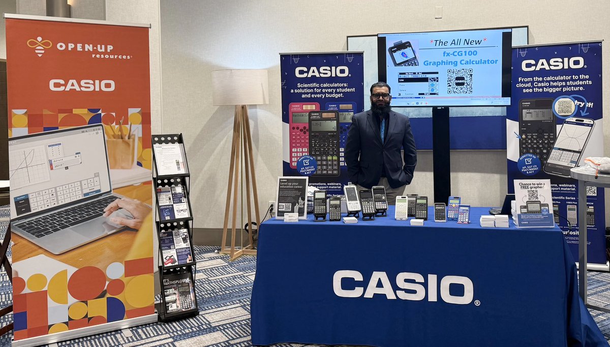 VinHalen54's tweet image. @CasioEdTech is proud to support our partner @openupresources and our customers at the annual HIVE conference! #OURHIVE
