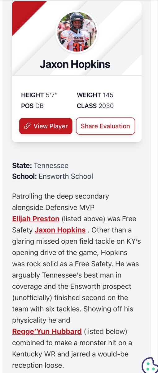 Jaxon Hopkins (@jaxonhopkins30) on Twitter photo ๐ฅ๐ฅ Gave My All for Tennessee๐ โช๏ธ
<a href="/PrepRedzoneTN/">Prep Redzone Tennessee</a> <a href="/AlPopsFootball/">๐๐ ๐๐จ๐ฉ๐ฌ</a> <a href="/EnsworthFB/">Ensworth Football</a> <a href="/BallHawkU/">BallHawkU ๐๐ฆ
</a> <a href="/BuckFitz/">NPA/SUPERMAX 100</a> <a href="/NatlPlaymkrsAca/">NatlPlaymkersAcademy</a> @JusinHopkins26 ๐ฅ๐ฅ Gave My All for Tennessee๐ โช๏ธ
<a href="/PrepRedzoneTN/">Prep Redzone Tennessee</a> <a href="/AlPopsFootball/">๐๐ ๐๐จ๐ฉ๐ฌ</a> <a href="/EnsworthFB/">Ensworth Football</a> <a href="/BallHawkU/">BallHawkU ๐๐ฆ
</a> <a href="/BuckFitz/">NPA/SUPERMAX 100</a> <a href="/NatlPlaymkrsAca/">NatlPlaymkersAcademy</a> @JusinHopkins26