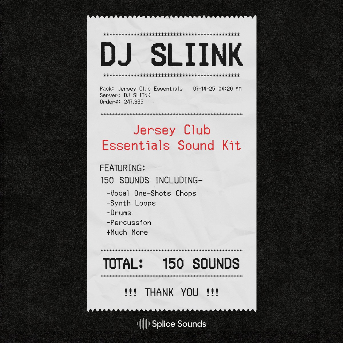 DjSliinkNJ's tweet image. This a OG Call !
Just dropped my new
“ Jersey Club Essentials Kit “
On @splice !
Go run , not walk tho this
on.splice.com/3IgL67t