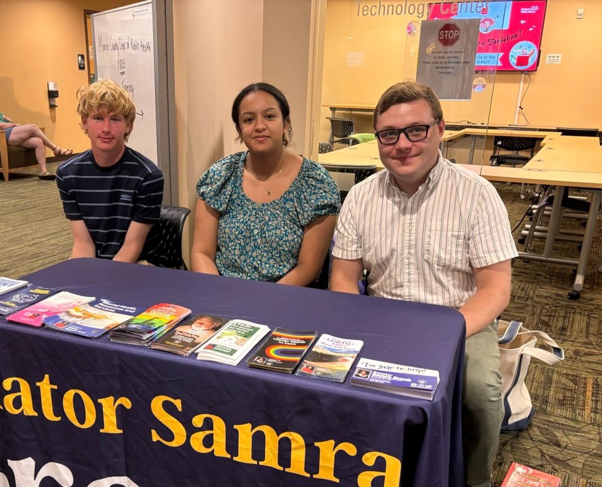 SenatorBrouk's tweet image. My office is at the Fairport Public Library today to share important resources and information about our community for you and your neighbors. Stop by and say "hello"–we will be here until 4 pm!