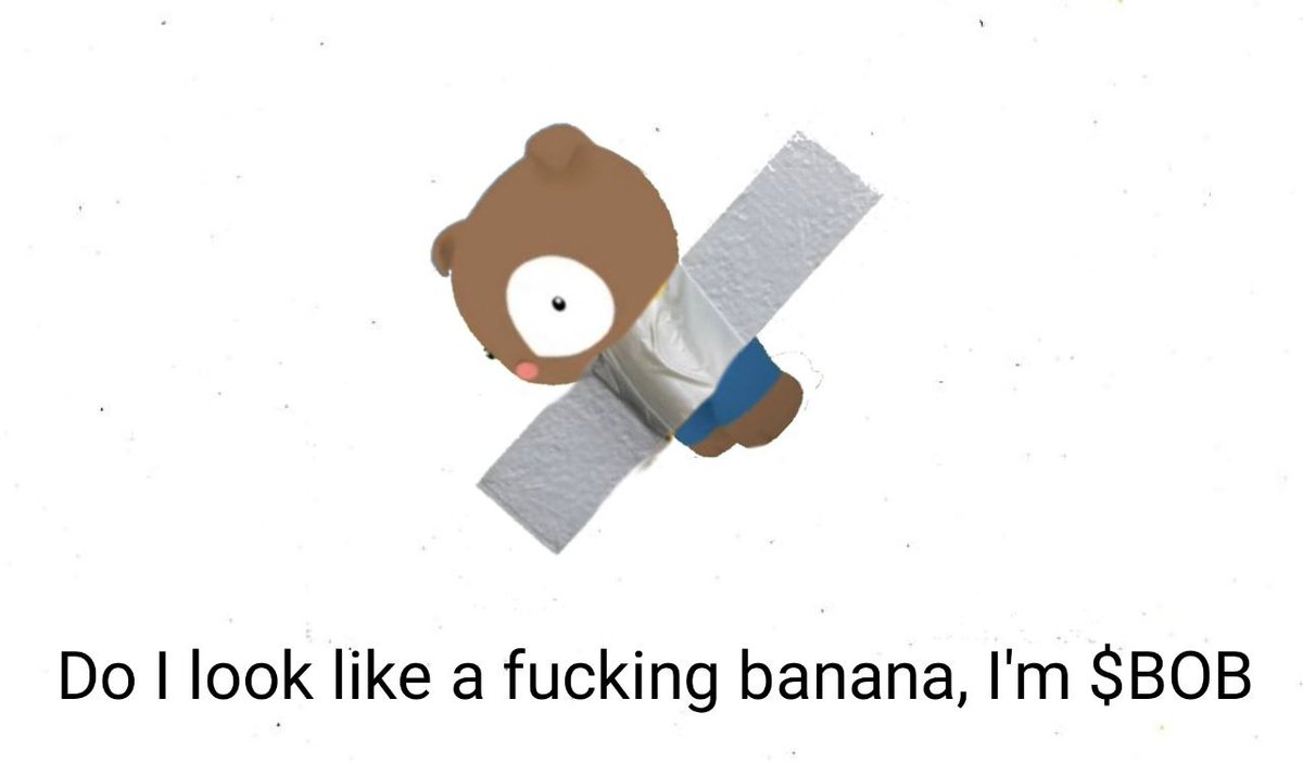 BitcoinBobonSOL's tweet image. I&apos;m not a damn banana! I&apos;m Bitcoin Bob now get me off this wall and make sure Justin Sun doesn&apos;t eat me