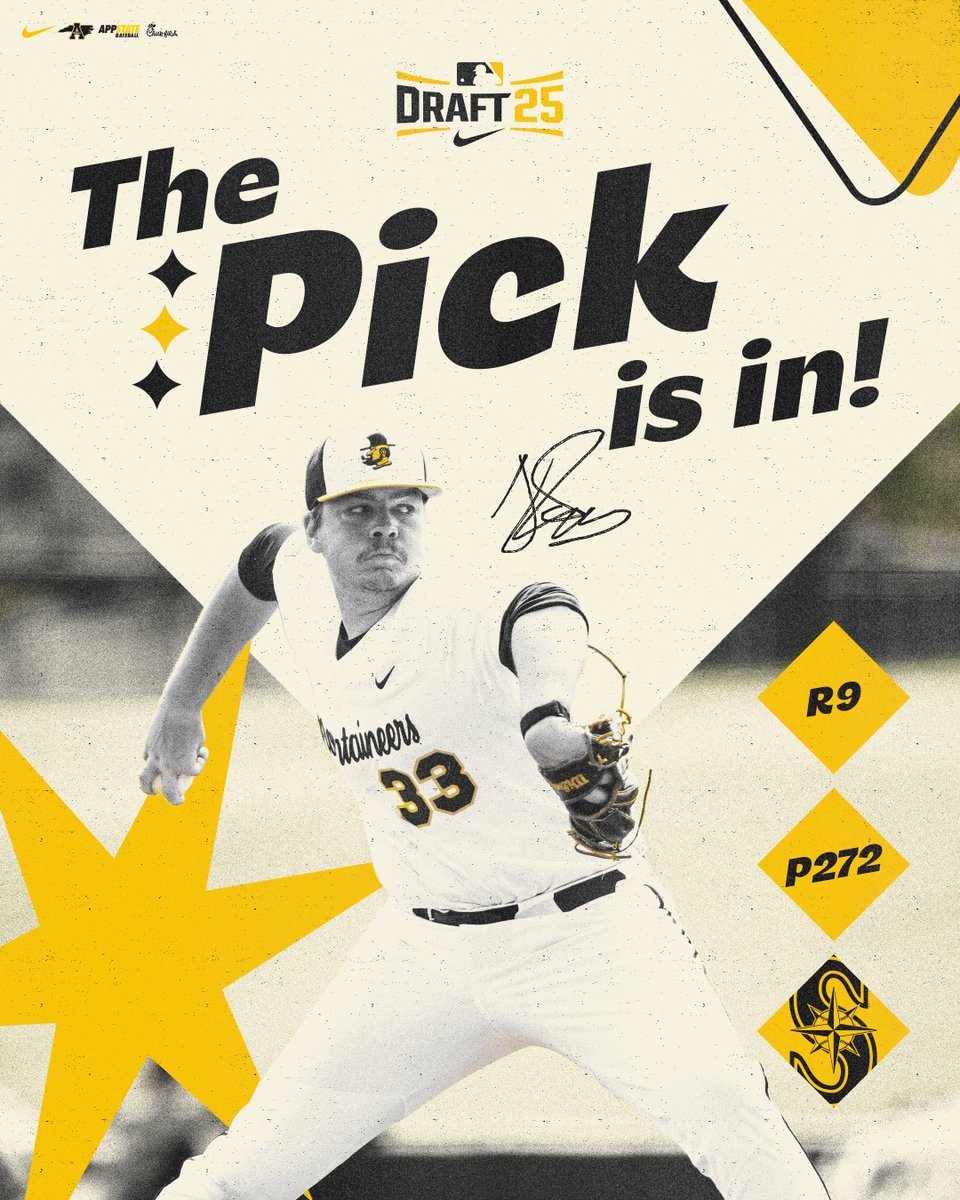 AppBaseball's tweet image. 𝟐𝟎𝟐𝟓 𝐌𝐋𝐁 𝐃𝐫𝐚𝐟𝐭 | The Pick Is In!
⚫ P Jackson Steensma
⚫ 9th round (272nd overall)
⚫ Seattle Mariners
#TIGMA