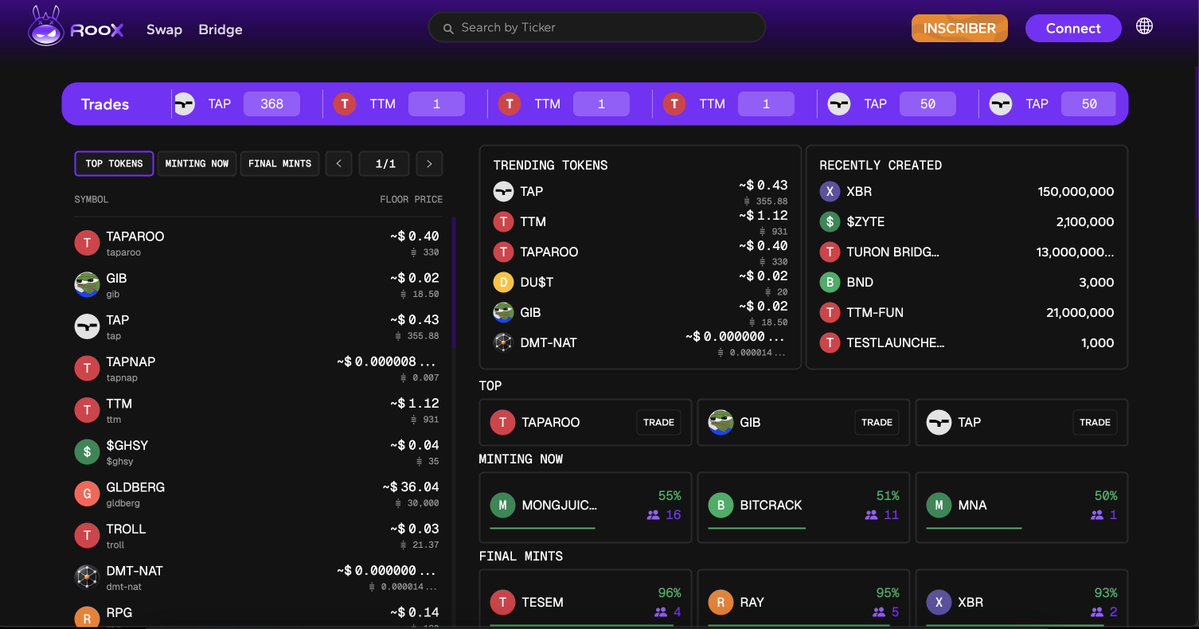 TaparooSwap's tweet image. Zero-fee marketplace is live now 🦘:
👉 market.taparooswap.com