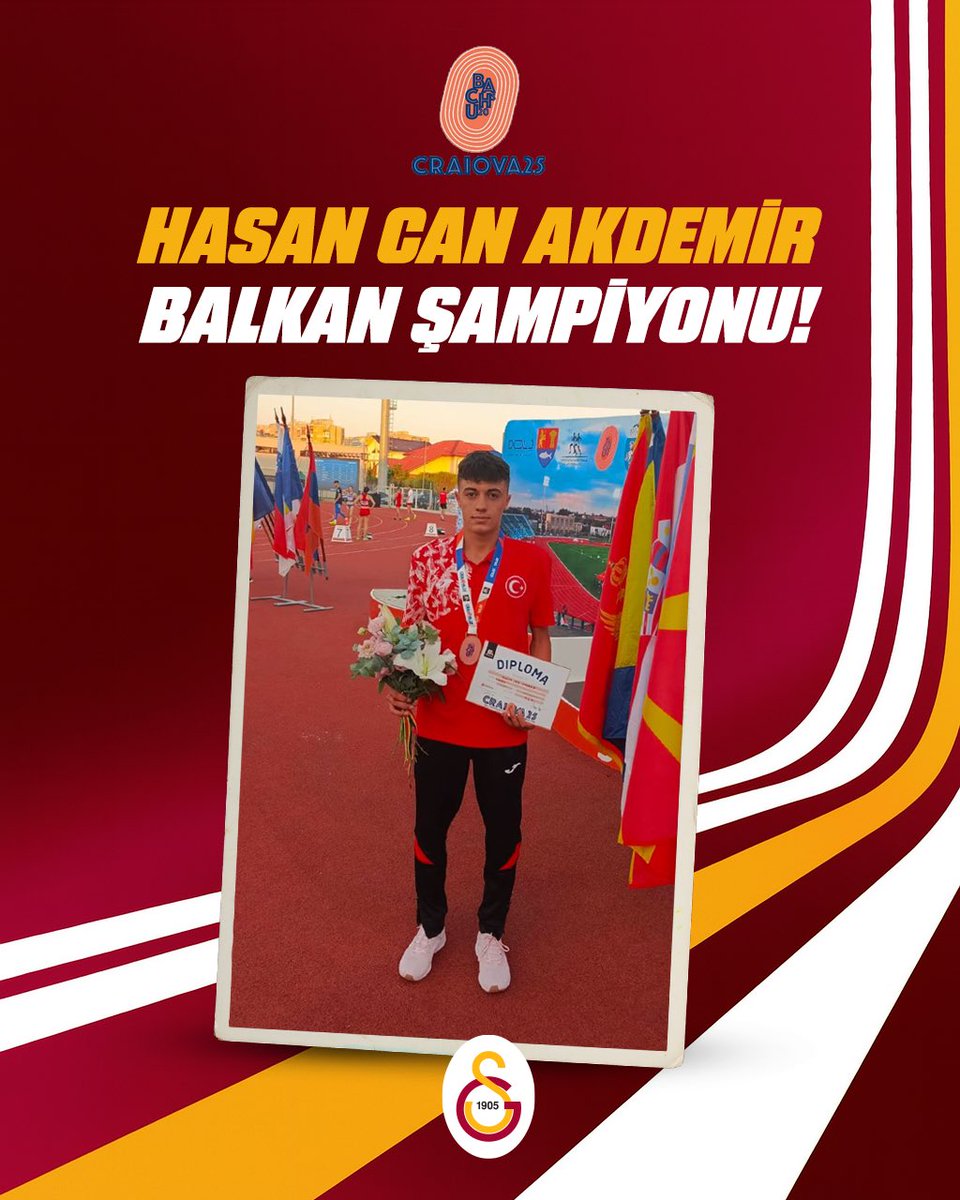 Hasan Can Akdemir, Balkan Şampiyonu! 🥇

🔗 galatasaray.org/haber/amator-s…