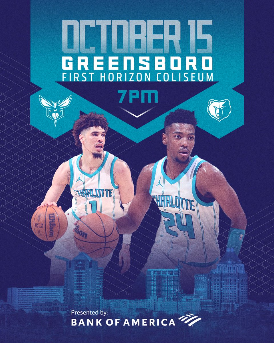 gsocomplex's tweet image. Mark your calendars for 10/15 because the HORNETS are coming to town 🐝
Tickets go on sale Wednesday at 10 AM!