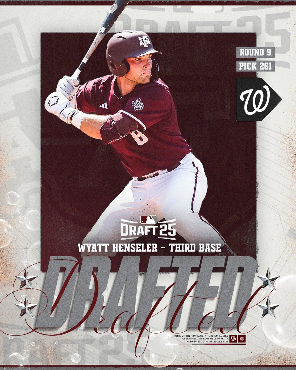 The newest member of the Washington Nationals 👍

#GigEm