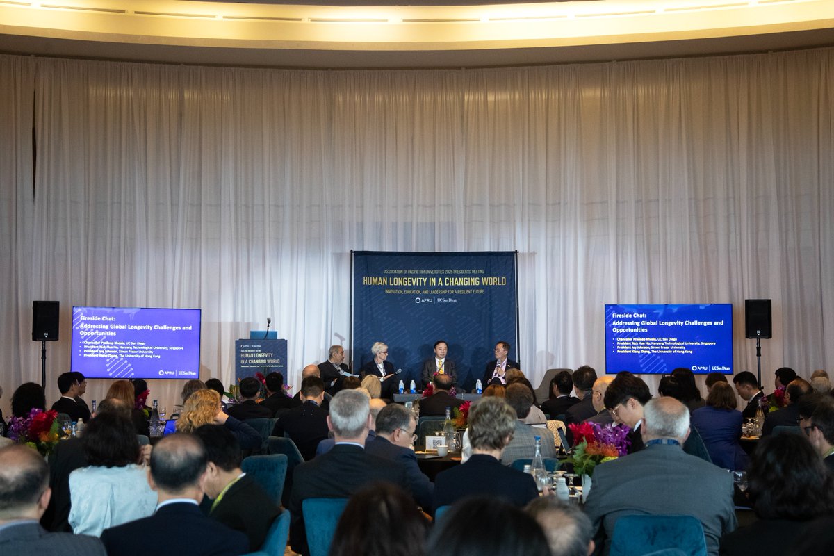 Honored to have joined global academic leaders at this year’s <a href="/APRU1997/">APRU</a> Presidents’ Meeting. Our discussions underscored the vital role of higher education in addressing shared global challenges. Grateful for the collaboration across the Pacific Rim. #APRU2025 <a href="/UCLAINTL/">UCLA International Institute</a>
